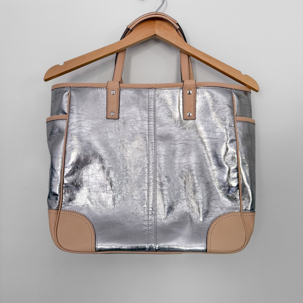 Coach Metallic Tote Bag